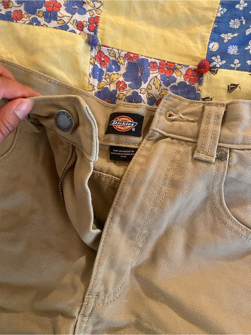 Dickies Womans Tan Work Utility shorts